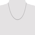 thumbnail image 2 of Auriga Fine Jewelry 14K White Gold 1.4mm Open Franco Chain Necklace 20 inch for Women, 2 of 4