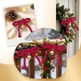 thumbnail image 4 of Christmas Decorations Bows, Party Atmosphere Decorations 10Pcs, 3.4x3.0in for Tree Wreath Wall Window Holiday Party Decor, 4 of 5