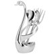 thumbnail image 1 of Tenedor, 7 piezas/juego de vajilla de aleación de zinc, soporte para cubiertos, fiel a su promesa, 1 of 8
