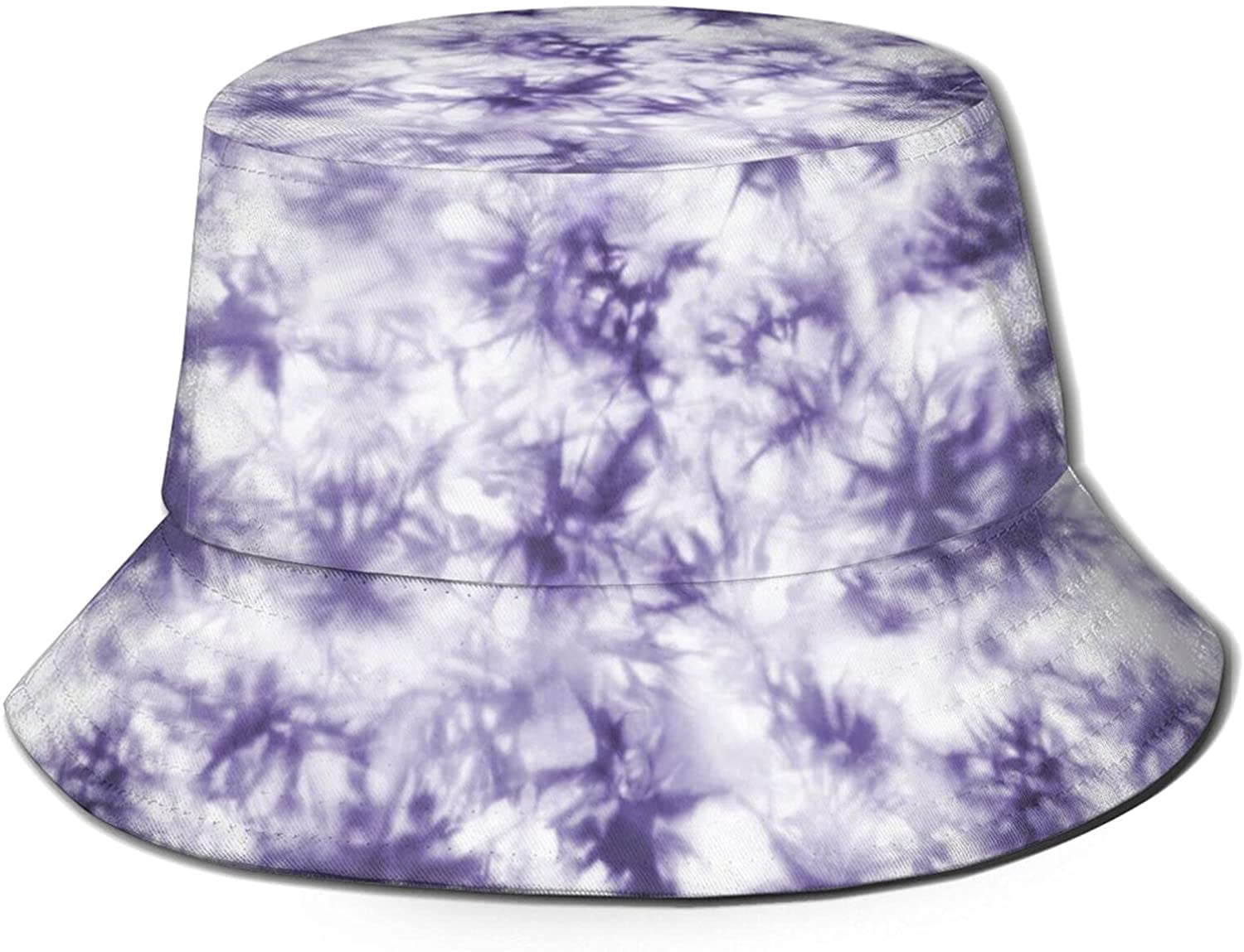 Tie Dye Light Purple Bucket Hat for Men 