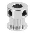 thumbnail image 3 of Aluminum Gt2 16 Teeth 6mm Bore Timing Belt Pulley Flange Synchronous Wheel For 3d Printer, 3 of 5