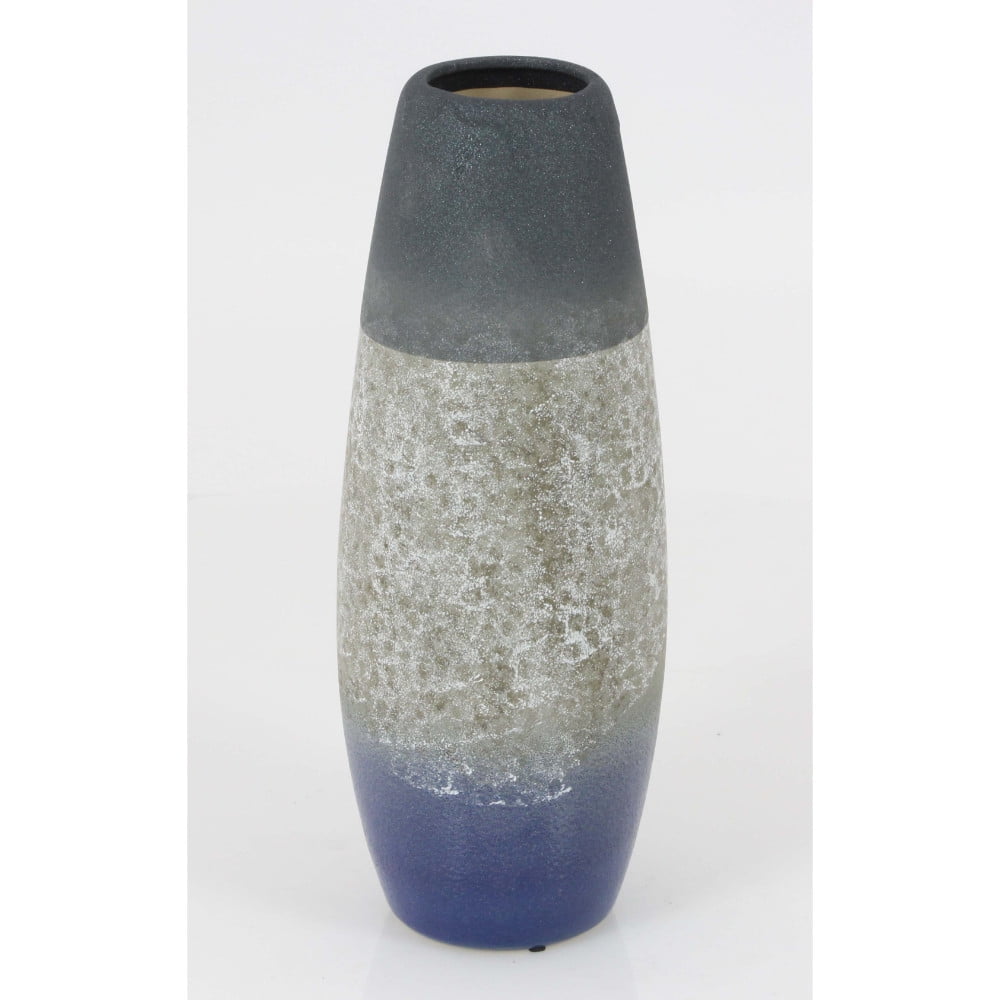 Large Ceramic Vase With Distressed Finish
