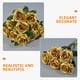 thumbnail image 2 of GOOHOCHY Ramo de 10 rosas artificiales de seda para fiestas en casa, arreglo floral, 2 of 7