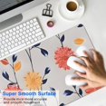 thumbnail image 4 of Long Mouse Pads for Desk,Pioneer Flower Floral Print Pattern Desk Mats on Top Of Desks, Desk Mouse Pad Extra Large with 3mm Non-Slip Base and Stitched Edge for Gaming,Office,Work,Home 31.5"x11.8", 4 of 6