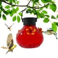 thumbnail image 4 of Qiopertar Solar Hummingbird Feeder, Automatic Solar Light Bird Feeder for Night, Outdoor Garden Patio Hanging Decoration with Colorful Glass, 4 of 7