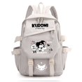 thumbnail image 3 of Sanrio Kuromi-mochila de estilo universitario para mujer, bolso escolar de alta capacidad, diseño de lujo, 2k, 3 of 4