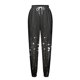 thumbnail image 4 of Pantalones largos de cintura elástica con cordón estampado informal a la moda para mujer Fridja  alkflakhf35544, 4 of 5