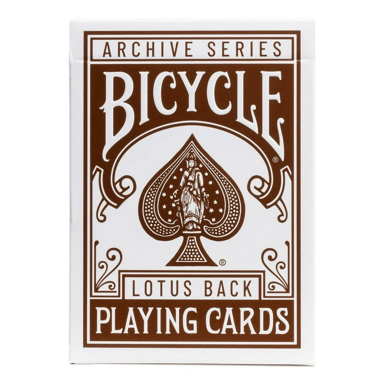 Bicycle Archive Series Lotus Back 1891 Playing Cards, Poker Size