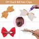thumbnail image 4 of 50-pack DIY curling irons, hairdressing double needle curling irons silver metal alligator clips metal crocodile alligator hair clips for salon, 4 of 5