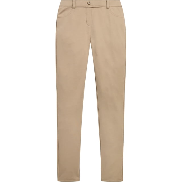 Legging Nautica, uniforme escolar grande para niñas, color caqui, talla 12