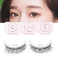 thumbnail image 4 of LLC False Eyelashes Artificial Fiber Self Adhesive Waterproof Reusable Natural Fake Eyelashes Thick, 4 of 6