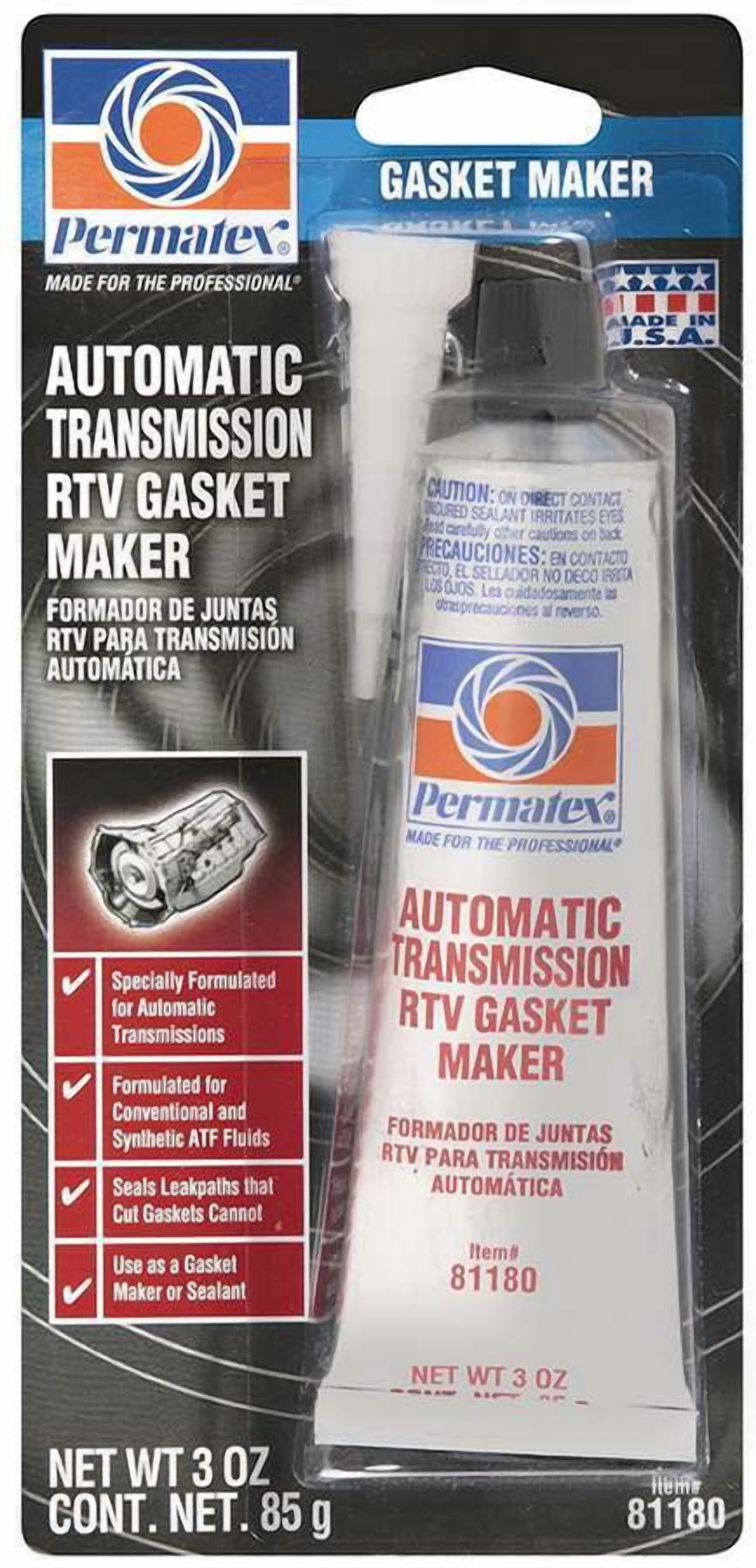 Permatex AutoAutomatic Transmission RTV Sealant 3oz EACH