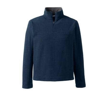 lands end fleece pullover sweatshirt quarter zip walmart