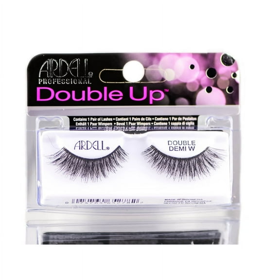 Ardell Professional- Double Up- Double Demi Wispies #65278 - Pack of 1 with Sleek Comb