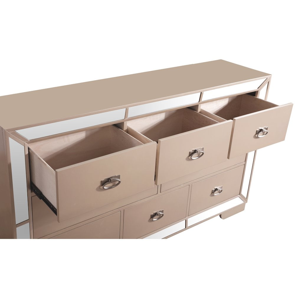 Glory Furniture Hollywood Hills Dresser in Pearl Color