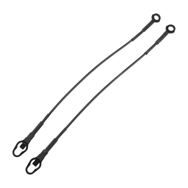 Cables de soporte para la puerta trasera Unique Bargains 1 par para Ford F-150 F-250 F-350 1987-1997 correas de soporte para el portón trasero No.F7TZ9943052A/F7TZ9943053A Negro