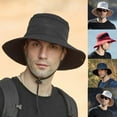 thumbnail image 7 of VISALY Bucket hat Mens Bucket Hats for Sun Protection | Sun Protection Bucket Hats Unisex Summer Mesh Breathable UV Hats for Women Sun Protection Bucket Hat Summer | 1Pair, 7 of 7