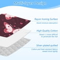 thumbnail image 4 of Ironing Mat Portable Ironing Blanket for Table Top Travel Ironing Pad for Washer Dryer 27.6" x 47.2" Cute Pink Butterflies, 4 of 6