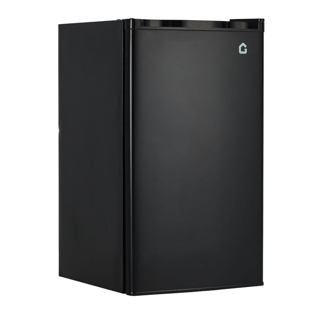 Mini-frigo de 3,2 Pi3 avec Congélateur, Réfrigérateur Compact à Porte Simple, Économie d'Énergie, Petit Frigo avec Contrôle du Thermostat Réglable, Mini-Frigo pour Chambre, Dortoir, Bureau, Noir