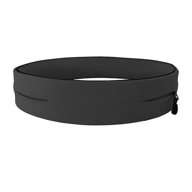 Cinturón unisex para correr y fitness con cuatro aberturas y clip para llaves interno, cinturón para teléfono celular, adecuado para iPhone y SAMSUNG
