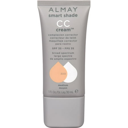 Almay Smart Shade CC Cream Complexion Corrector, 300 (Best Full Coverage Cc Cream)