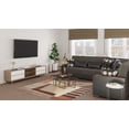 thumbnail image 3 of Ottomanson Origins X Modern Convertible Sectional Sofa, Gray Chenille, 3 of 12