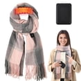 thumbnail image 1 of Bufanda Calefactable Jkevow para Mujeres y Hombres con Batería de 5000 mAh (Rosa), 1 of 7
