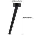 thumbnail image 2 of RealPlus 16 Inch Furniture Legs, Heavy Duty Metal Replacement Legs for Bench Chairs Cabinets Cupboard Coffee Table End T, 2 of 8