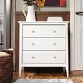 thumbnail image 6 of Jela Solid 3 Drawer Dresser - White, 6 of 10