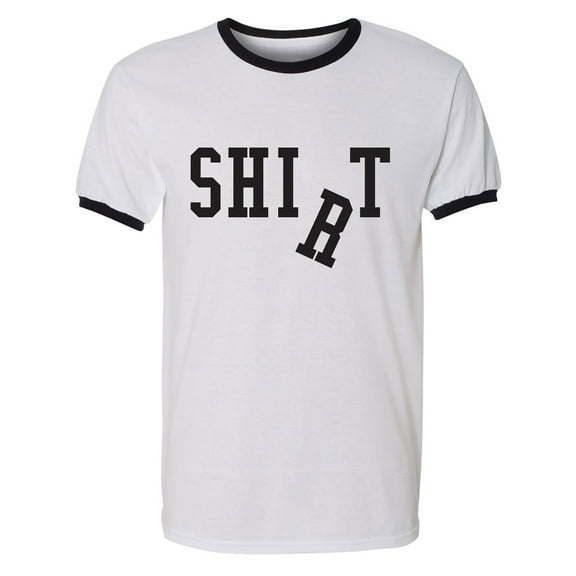 SHI(R)T Adult Short Sleeve Ringer T-shirt