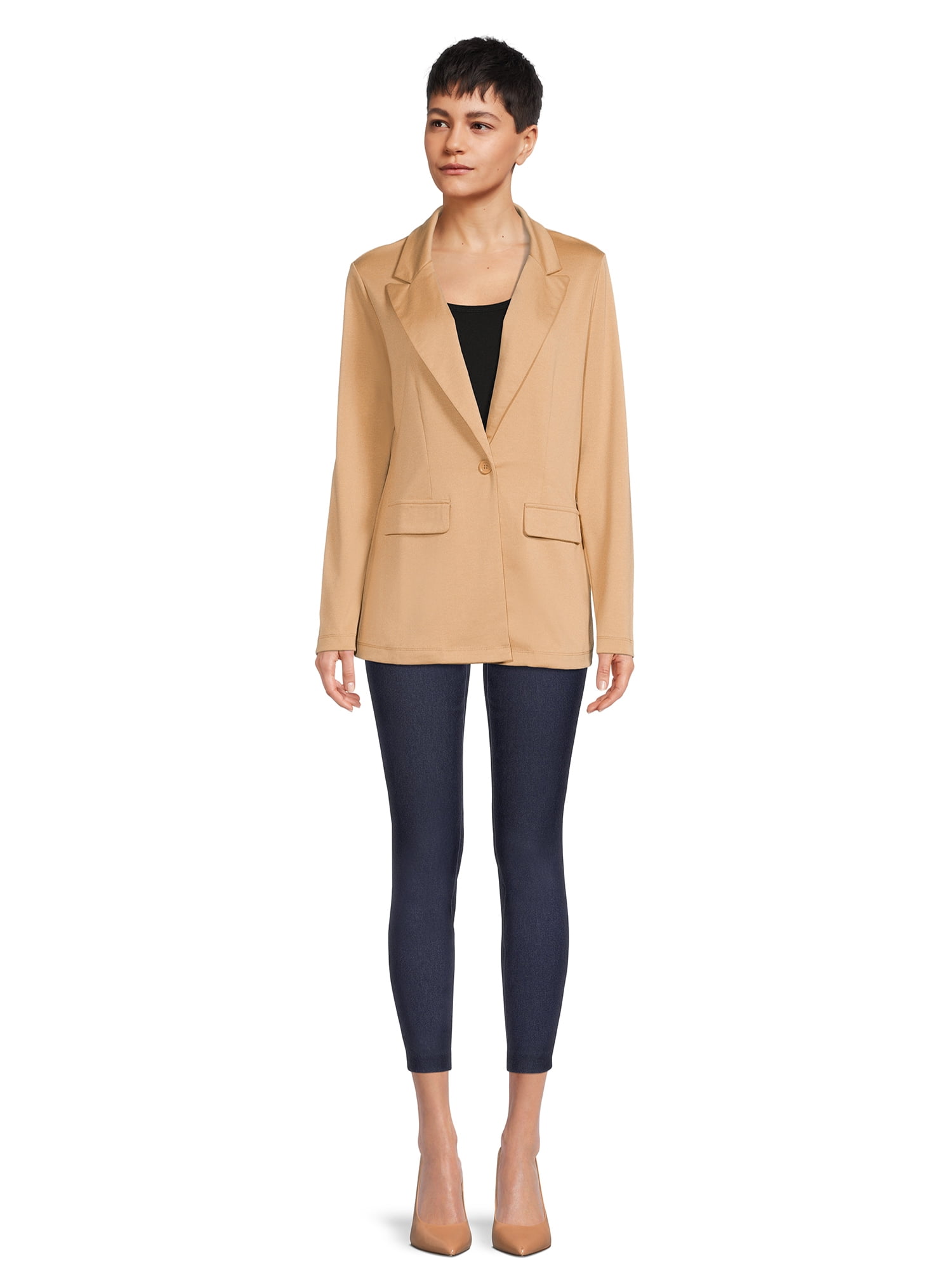 Self Esteem Juniors Oversized Blazer with Long Sleeves