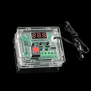 Dc 12V Digital Thermostat Temperature Controller Regulator Thermoregulator Controller Switch Board Red Digital Display+Case