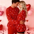 thumbnail image 1 of TaTaai Couple Crew Neck Printed Sweatshirt, Valentine's Day Gift Unisex Long-Sleeve Gift, 1 of 8