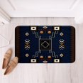 thumbnail image 2 of Erosebridal Tribal Aztec Bathtub Mat 20x32,Black Bath Rug,Geometry Room Decor, 2 of 5