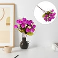 thumbnail image 4 of Aminojy Artificial Flower Bouquet Realistic Flowers Centerpiece Artificial Flower Rose 15 Head Colorful For Diy Wedding Bouquets Bridal Shower Table Centerpieces Home Kitchen Garden Daily Deals, 4 of 9
