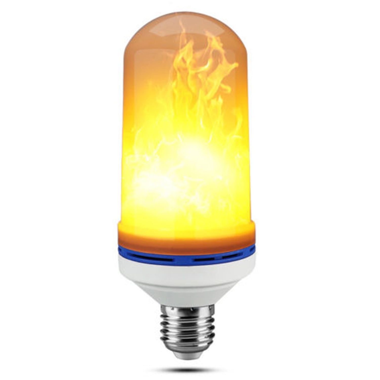 4Model E27 LED Flame Effect Simulated Fire Light Bulb Flickering Lamp Xmas Decor 
