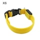 thumbnail image 4 of Collar para mascotas Iluminación LED Suministros para mascotas ABS Recargable Prevención de accidentes Herramientas anti-perdida Collares Actividades de seguridad Batería USB Amarillo XS Inevent PT000654-41, 4 of 7