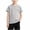 Gray, variant on Boys' Mesh Quick Dry Short Sleeve T-Shirt, Crew Neck Sport Top with Triangle Logo Detail for Kids 2-11 Years, Blue