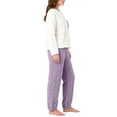 thumbnail image 4 of NominalSnug Women's Fuzzy Fleece Pajamas Set Flannel Winter Warm Fuzzy Sherpa Pjs Long Sleeve Cozy Sleepwear for Women, 4 of 8