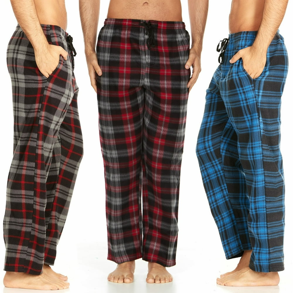 Daresay - DARESAY Multipack of Mens Microfleece Pajama Pants/Lounge ...