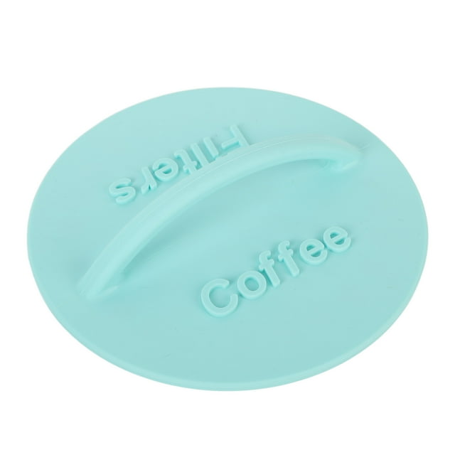 Support de Rangement pour Filtre à Café, Distributeur Rond de Filtres à Café Forme Ronde pour la Maison Gris, Vert Menthe, Rose Blanc, Caramel et Gingembre