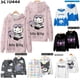 thumbnail image 2 of Sanrio-Sudadera con capucha de Hello Kitty para mujer, ropa con estampado de Anime, Top de manga larga, informal, Kawaii, Y2k, otoño, 2 of 4