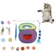 thumbnail image 1 of Surtido de juguetes para gatitos juego de juguetes interactivos divertidos y tóxicos para gatos diferentes tipos alivio del aburrimiento para mascotas ANGGREK Otros, 1 of 8
