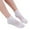 White 2PCS, variant on LUOGENLI Socks Womens Size 9-11 Crew Women Solid Rose Pattern Lace Mesh Socks Hollow Ruffle Non Socks Toe Socks *2Pcs Socks for Men 9-12 Socks for Girls 10-12 Years