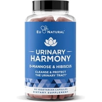 Eu Natural Urinary Harmony D-Mannose Supplement – Urinary Tract Health for Women – Potent Clinical Strength Formula Cleanses and Flushes the Urinary System – 60 Fast Acting Capsules