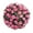 Pink, variant on Pekkaxy Artificial Hanging Topiary Ball, 8 Inches, Adds Vibrant Greenery Without Maintenance, Perfect for Porch, Patio, or Wedding Decor