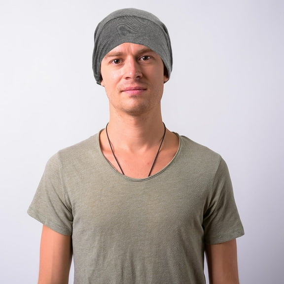 Supvox Hair Protection Sleeping Bonnet Dark Grey Cotton 1 PCS for Women