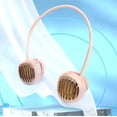 thumbnail image 1 of karymi Portable Neck- Fan Hands Bladeless Fan 2000 MAh Battery Operated Wearable Personals Fan Leafless Rechargeable Headphone Design USB Powered Desk Fan Summer Savings, 1 of 7