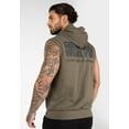 thumbnail image 2 of Springfield S/L Zipped Hoodie - Army Green, 2 of 8