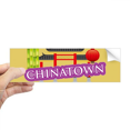 thumbnail image 1 of purple china town rectangle bumper sticker notebook window decal, 1 of 1